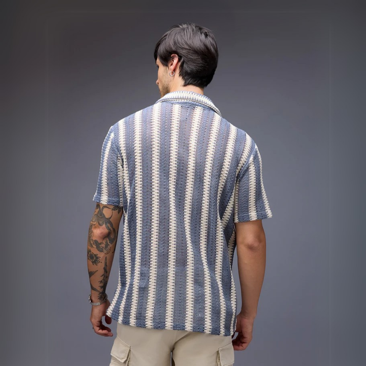 3 Pack Men's Crochet Shirts | Unique Patterns, Ultimate Comfort, Effortless Style| SC-05