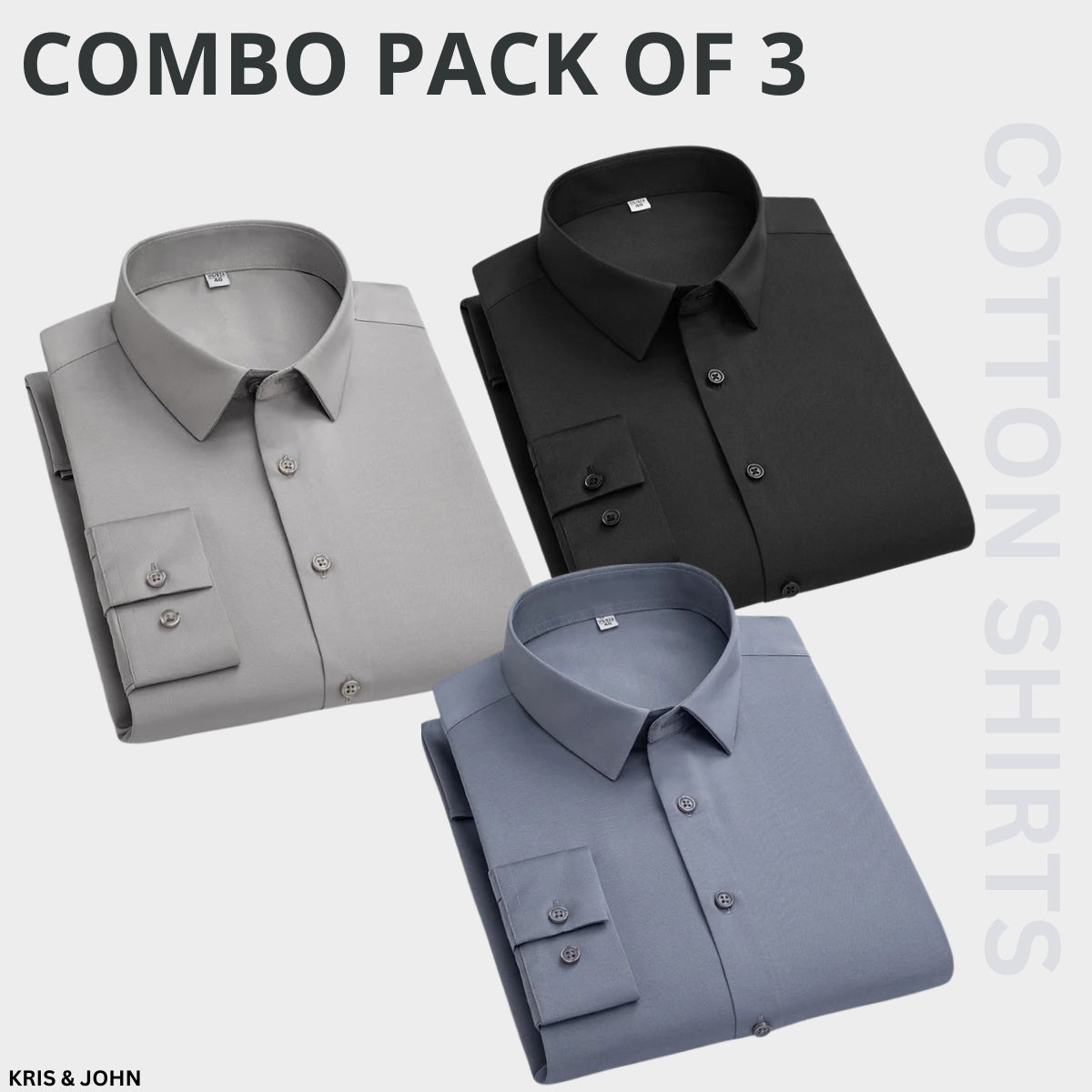 Premium Imported 100% High Quality Cotton Formal Men’s Plain/Solid Shirts| Full/Half Sleeve | With Pocket | (FS-146)