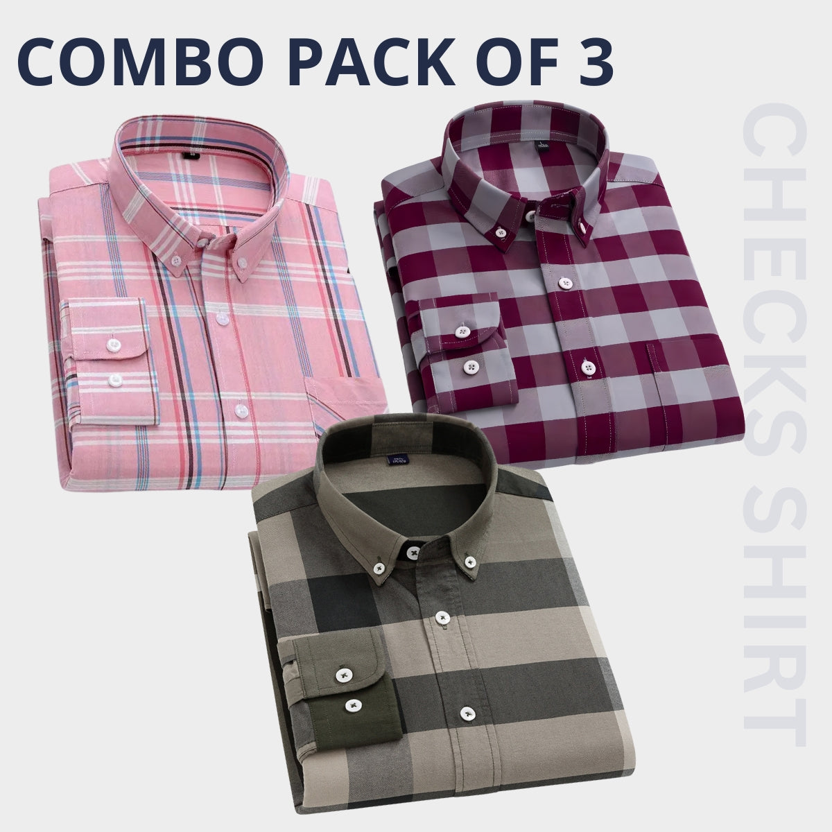 Premium Imported 100% High Quality Check Shirt | Full/Half Sleeve | With Pocket |(FS-106)