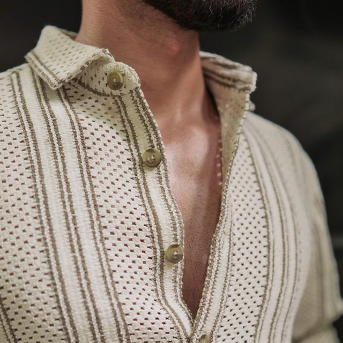 3 Pack Men's Crochet Shirts | Unique Patterns, Ultimate Comfort, Effortless Style| SC-07
