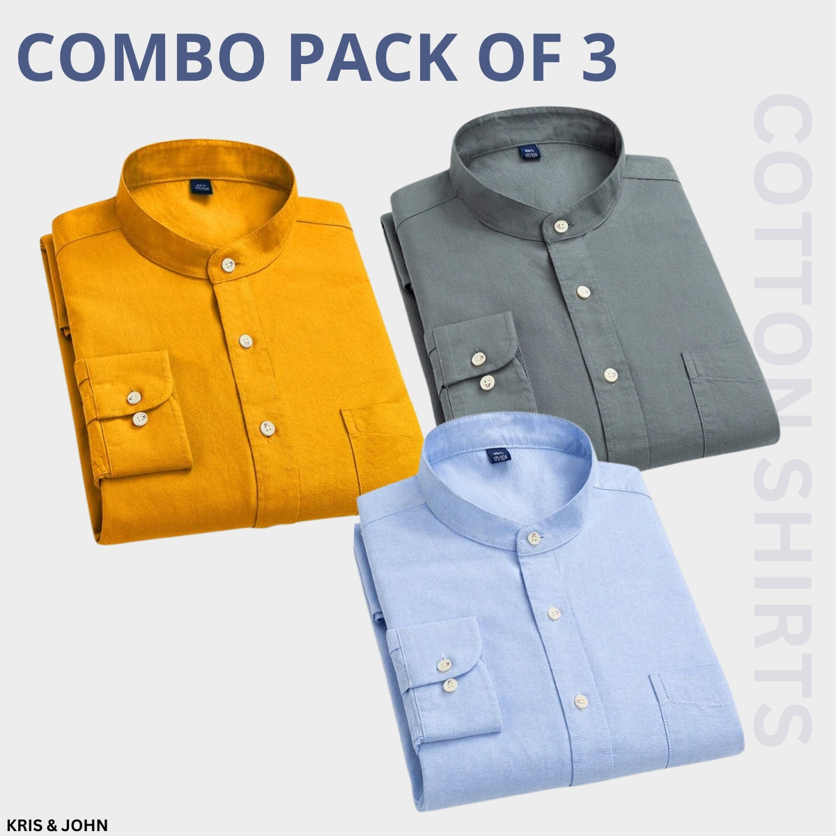 Premium Imported 100% High Quality Cotton Formal Men’s Plain/Solid Shirts| Full/Half Sleeve | With Pocket | (FS - 148)