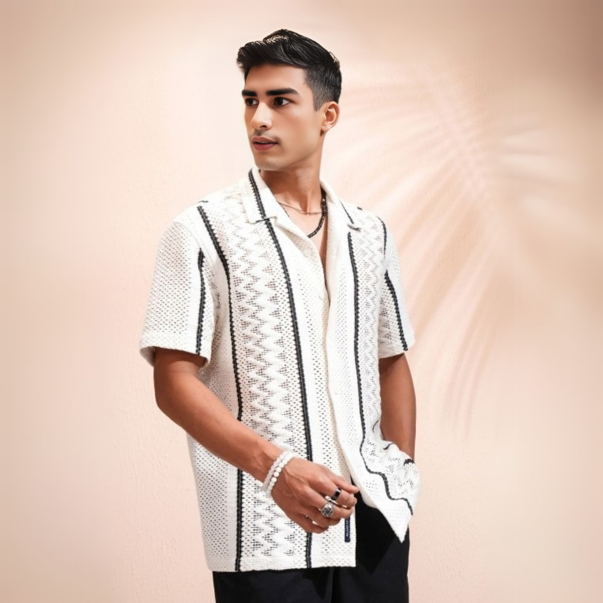 3 Pack Men's Crochet Shirts | Unique Patterns, Ultimate Comfort, Effortless Style| SC-08