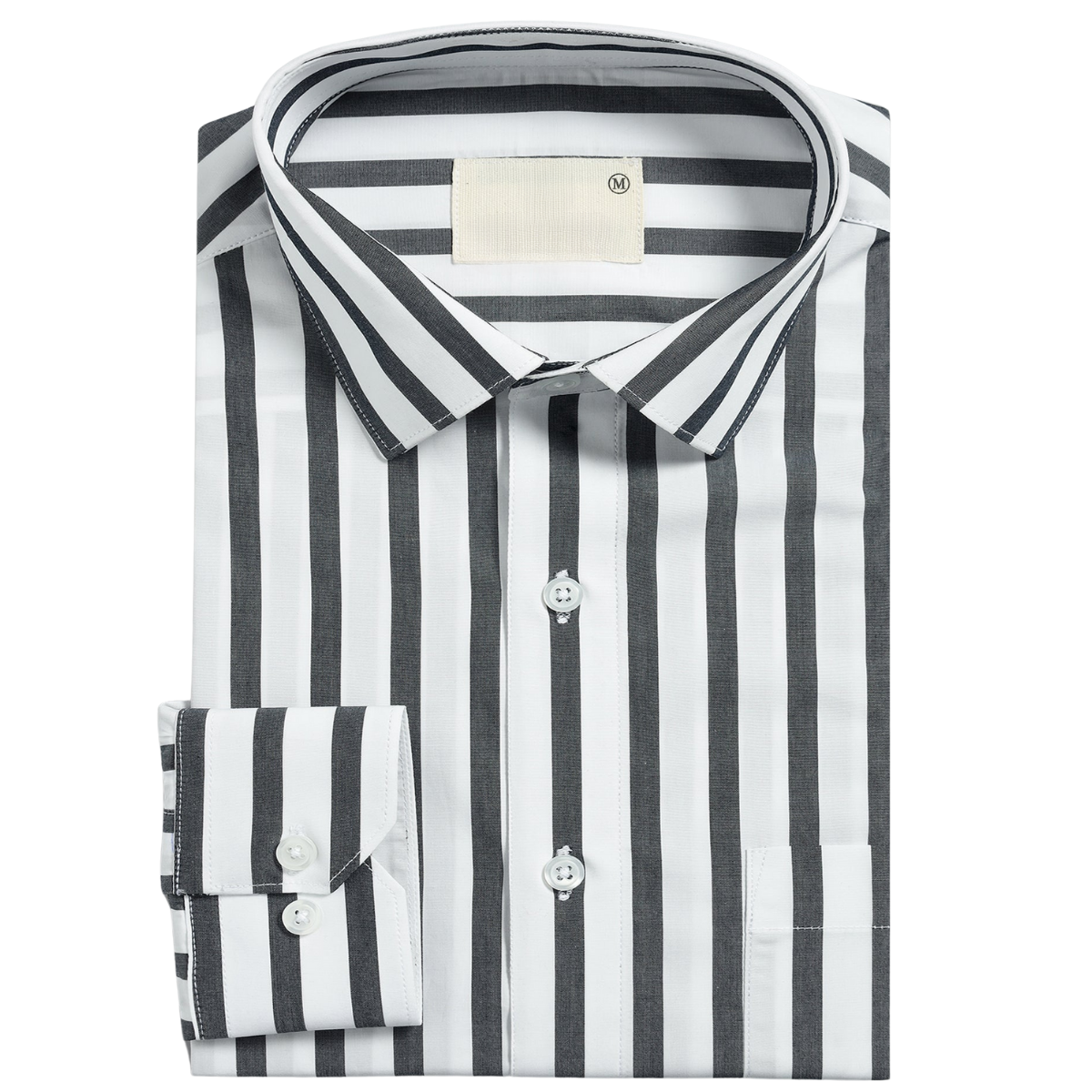 Classic Striped Shirt – Imported, 100% High Quality, Full/Half Sleeve with Pocket | SS-09