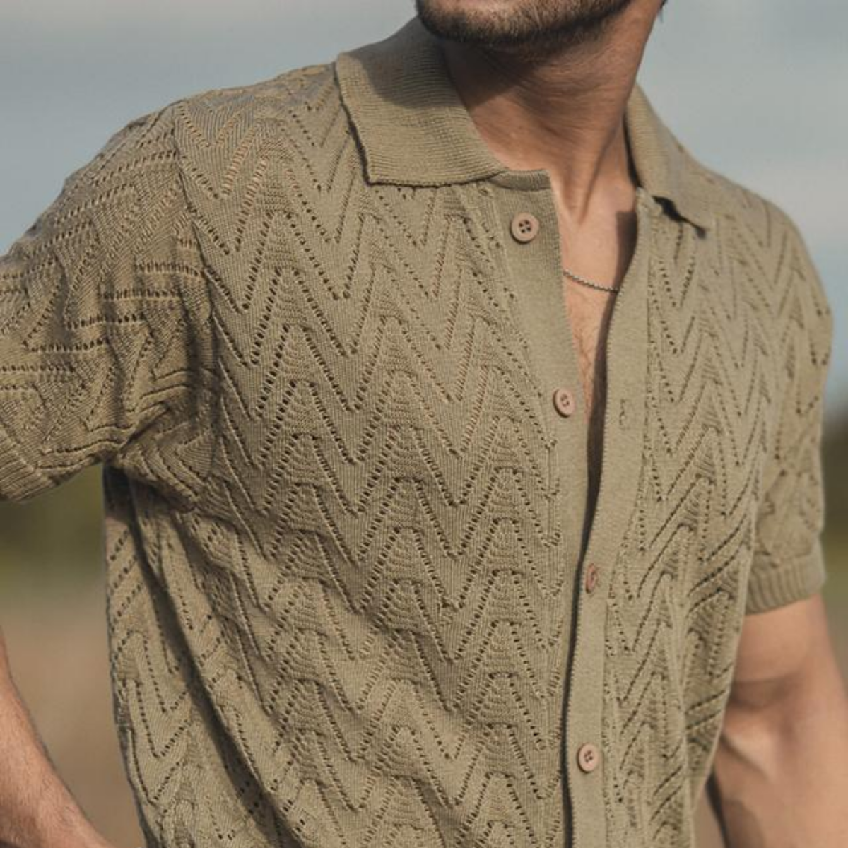 3 Pack Men's Crochet Shirts | Unique Patterns, Ultimate Comfort, Effortless Style| SC-09