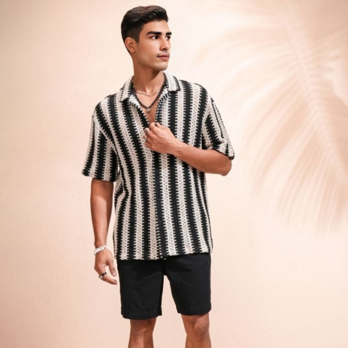 3 Pack Men's Crochet Shirts | Unique Patterns, Ultimate Comfort, Effortless Style| SC-06