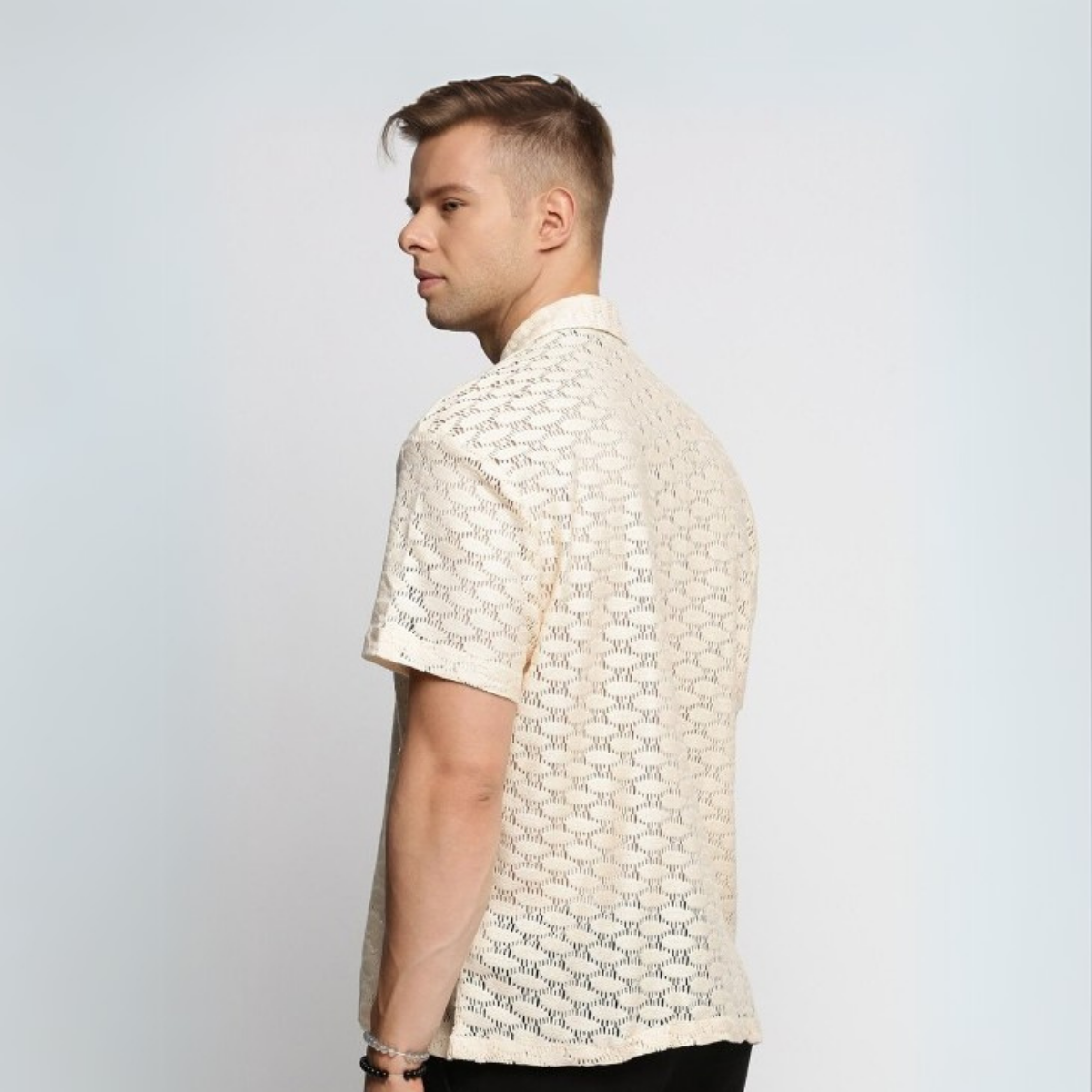 3 Pack Men's Crochet Shirts | Unique Patterns, Ultimate Comfort, Effortless Style| SC-03
