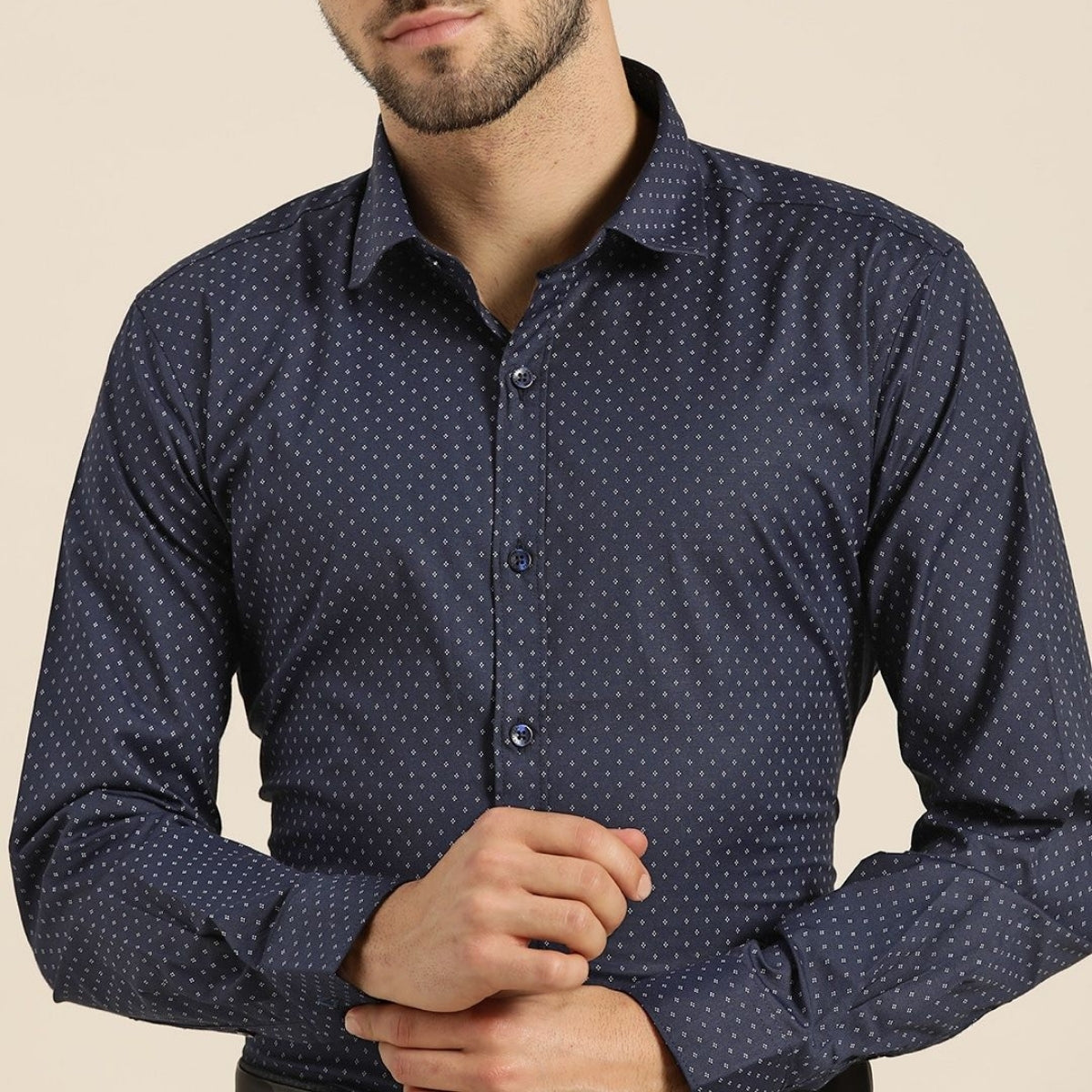 Combo Pack of 3 Menâ€™s Formal Shirts â€“ Stylish & Versatile Collection (Half & Full Sleeves, With/Without Pockets) (FS-46)