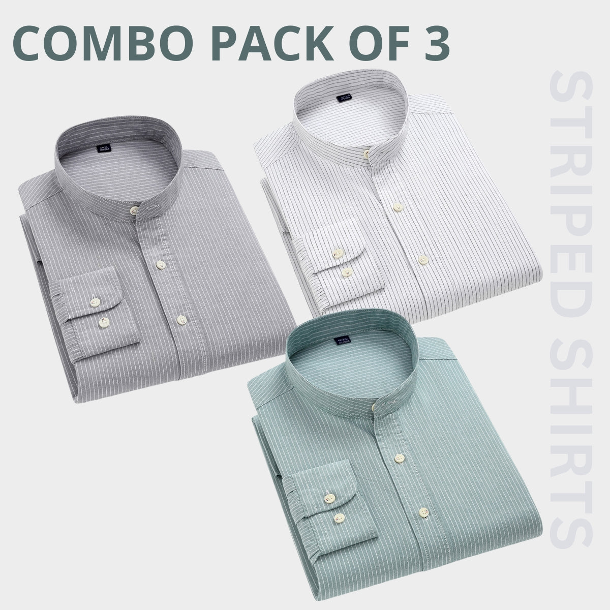Premium Imported 100% High Quality Striped Shirt | Full/Half Sleeve | With Pocket | (FS-122)