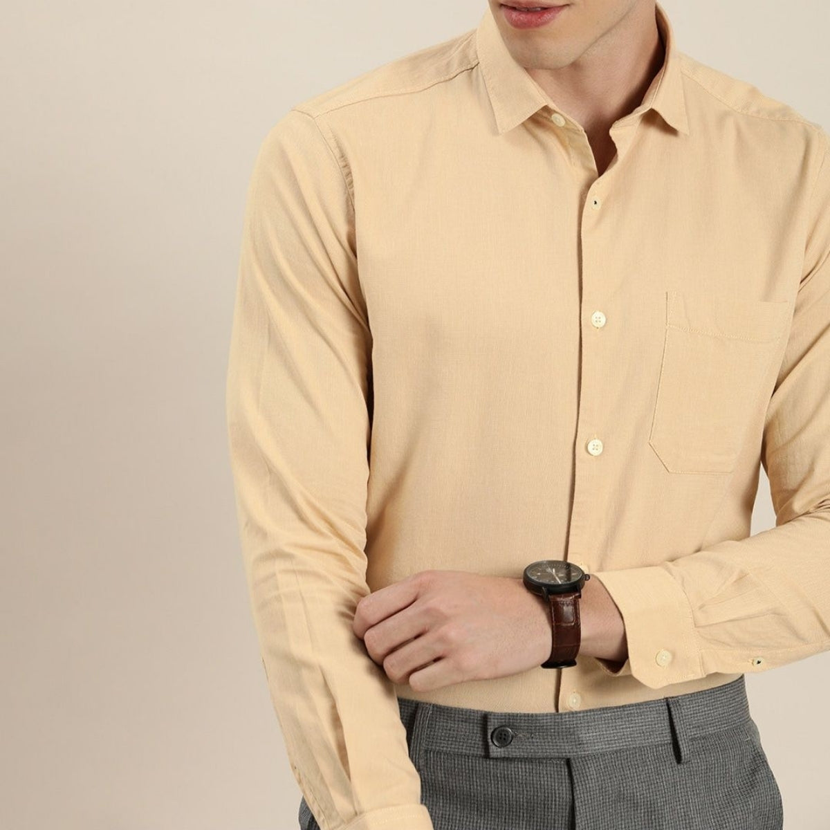 Combo Pack of 3 Menâ€™s Formal Shirts â€“ Stylish & Versatile Collection (Half & Full Sleeves, With/Without Pockets) (FS-50)