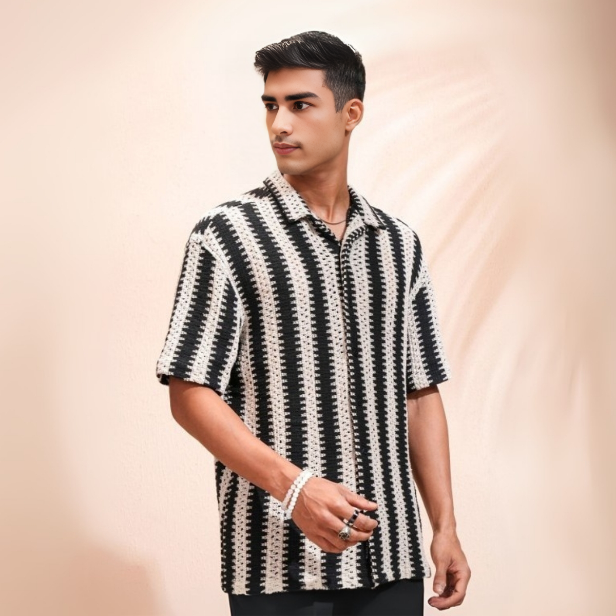 3 Pack Men's Crochet Shirts | Unique Patterns, Ultimate Comfort, Effortless Style| SC-06