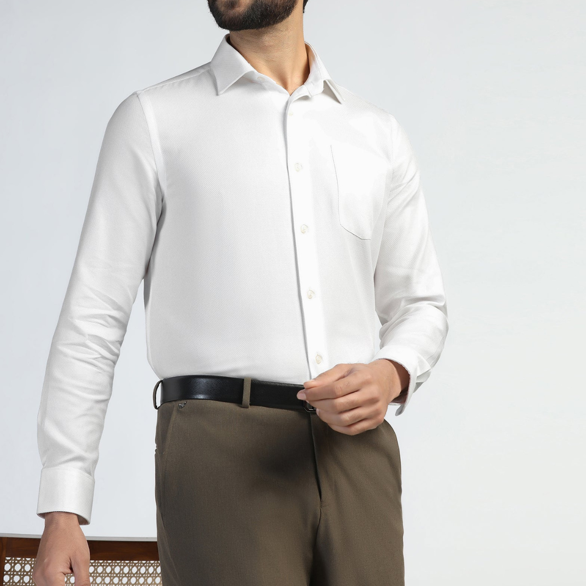 Shirt Happens: 3-Pack Menâ€™s Stylish Formal Shirts â€“ 100% Cotton, Full Sleeves with Pockets (FS-81)