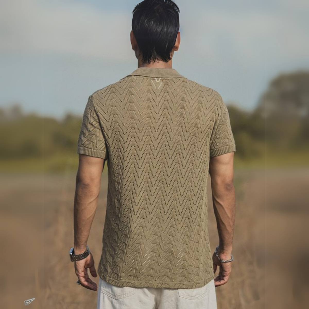 3 Pack Men's Crochet Shirts | Unique Patterns, Ultimate Comfort, Effortless Style| SC-04