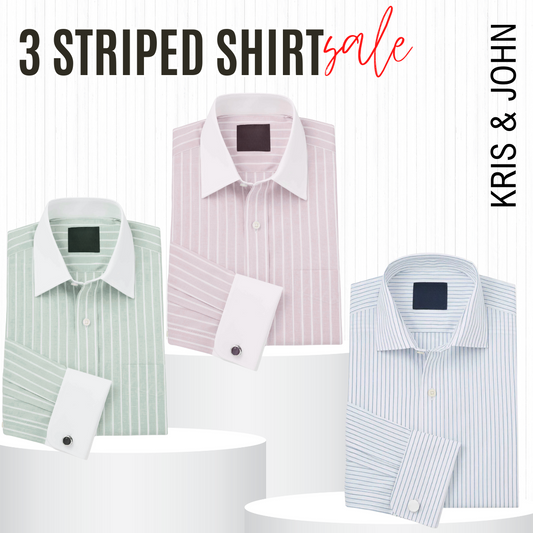 Classic Striped Shirt – Imported, 100% High Quality, Full/Half Sleeve with Pocket |SS-05