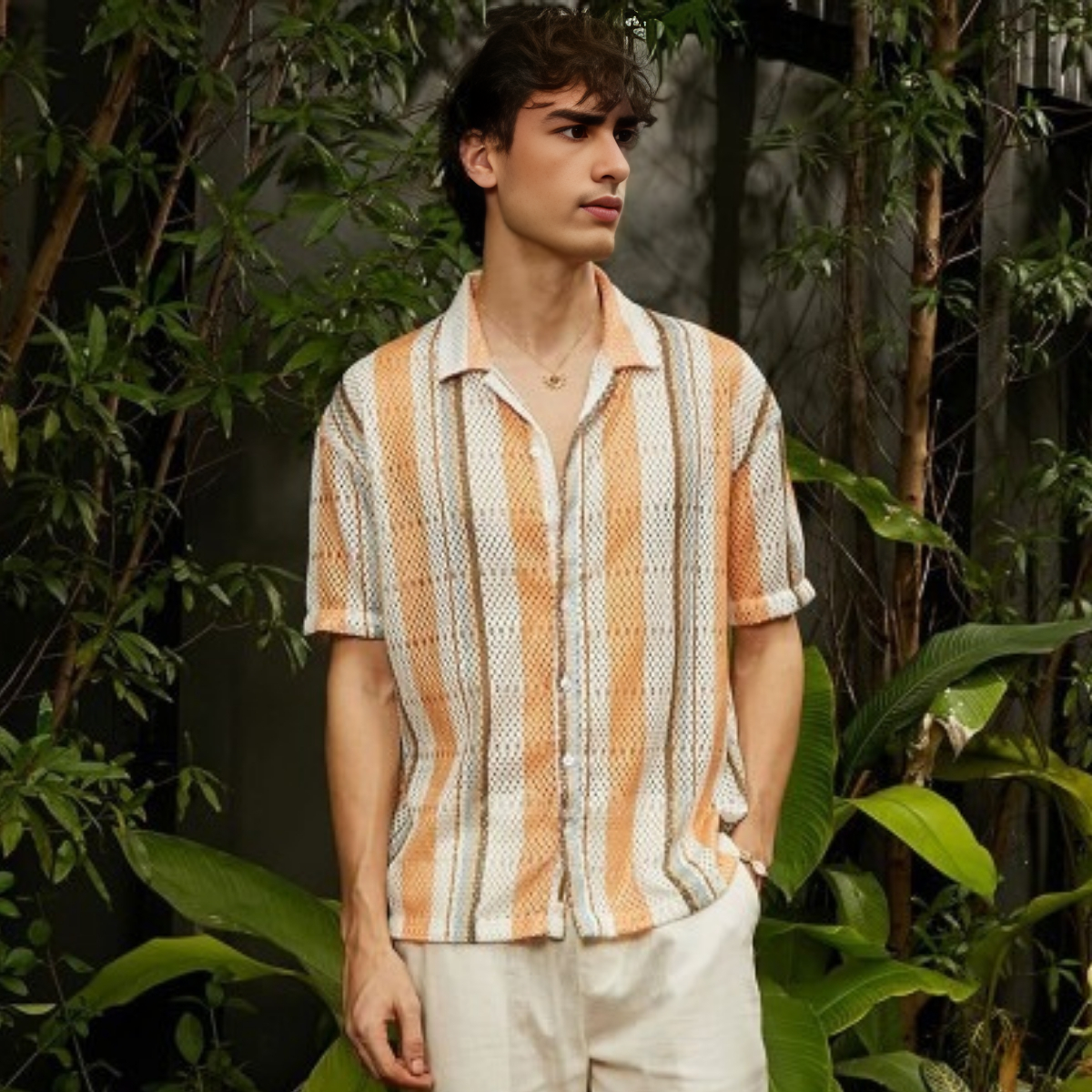 3 Pack Men's Crochet Shirts | Unique Patterns, Ultimate Comfort, Effortless Style| SC-10
