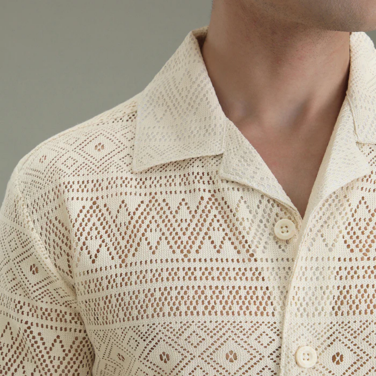 3 Pack Men's Crochet Shirts | Unique Patterns, Ultimate Comfort, Effortless Style| SC-06