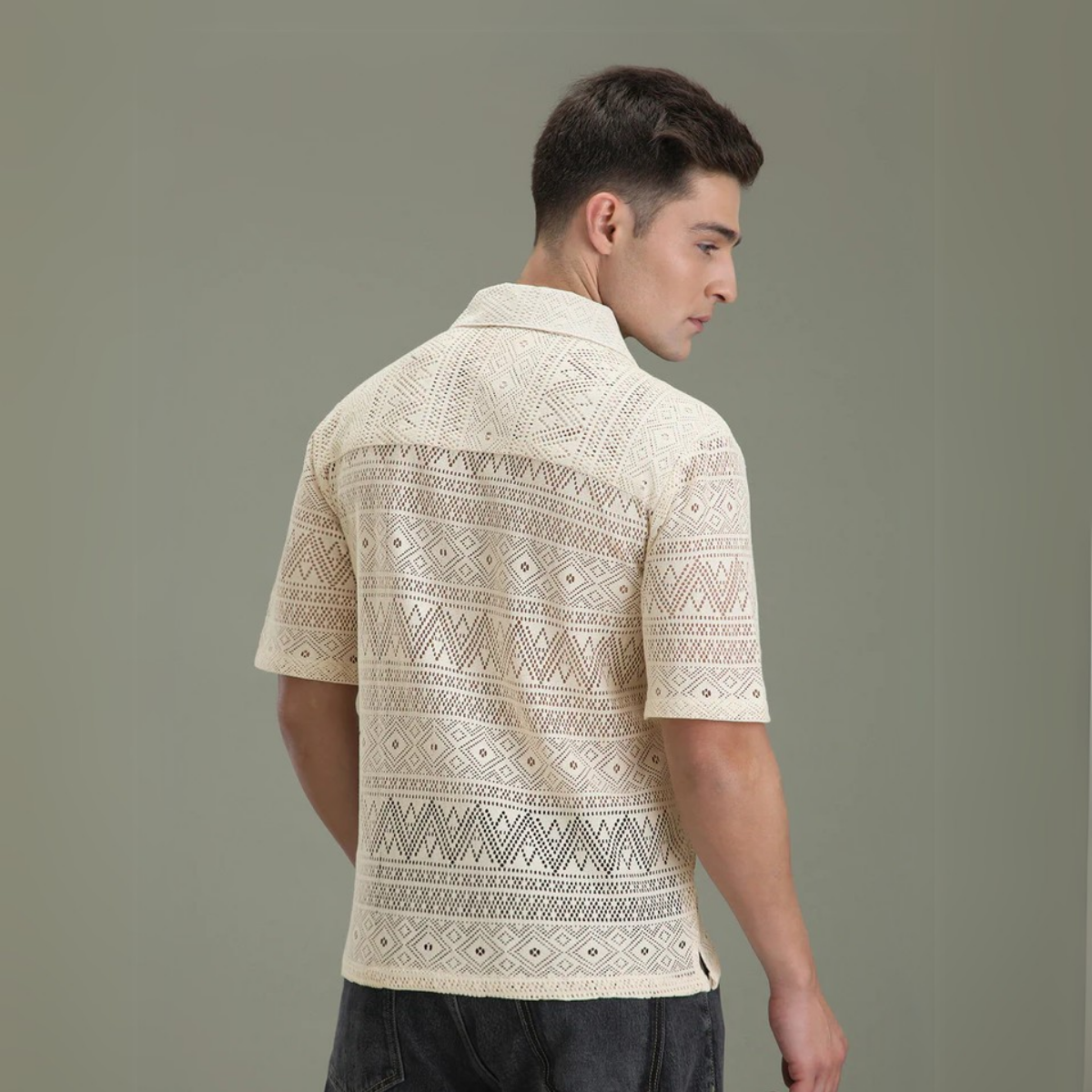 3 Pack Men's Crochet Shirts | Unique Patterns, Ultimate Comfort, Effortless Style| SC-06