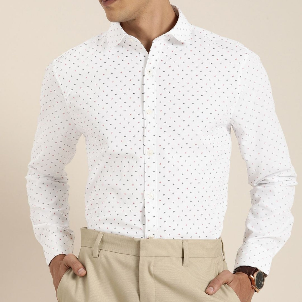 Combo Pack of 3 Menâ€™s Formal Shirts â€“ Stylish & Versatile Collection (Half & Full Sleeves, With/Without Pockets) (FS-48)