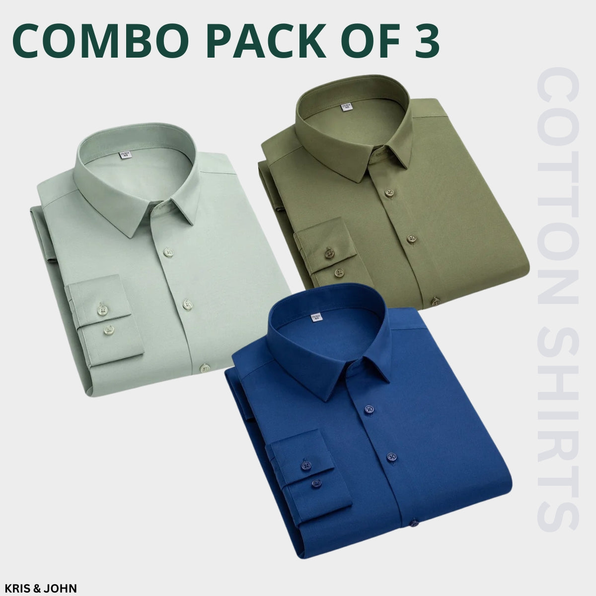 Premium Imported 100% High Quality Cotton Formal Menâ€™s Plain/Solid Shirts| Full/Half Sleeve | With Pocket | (FS-138)